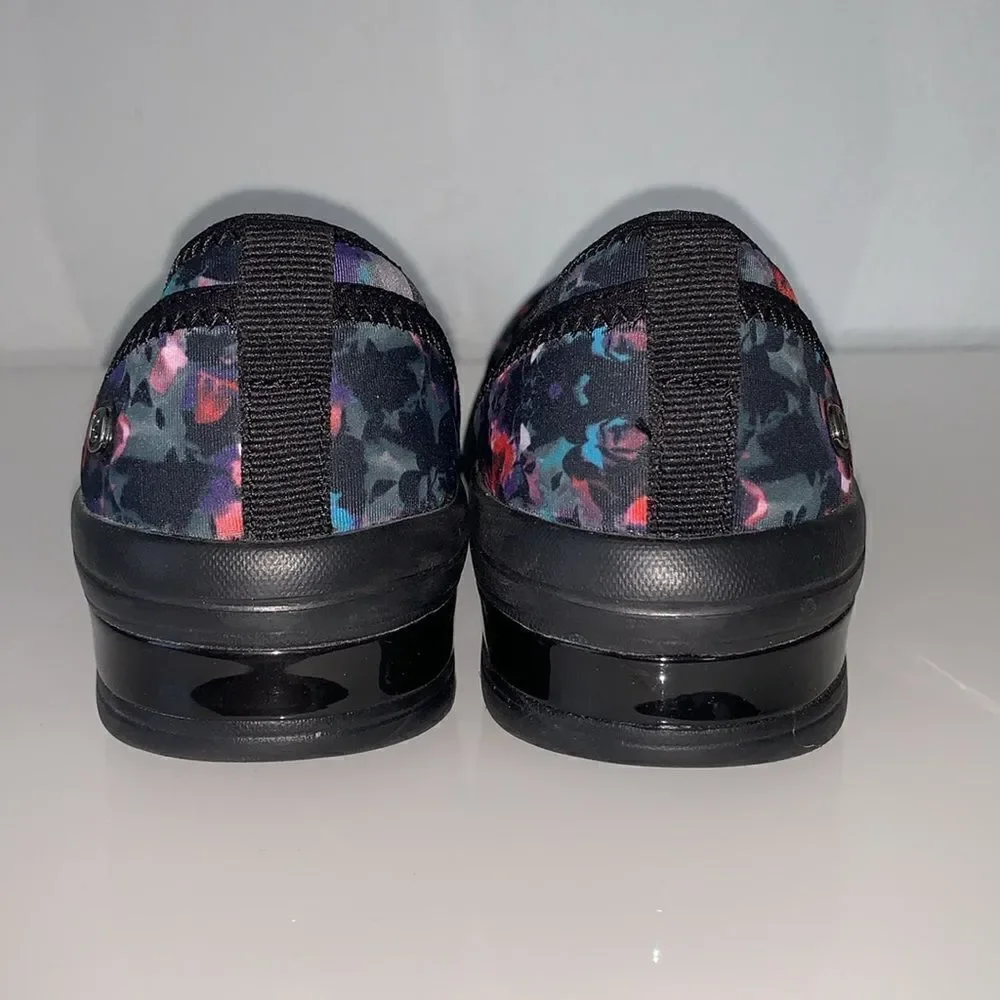 NWT B Zeeb Women’s Slip-On Black/Florals Shoes Size 9,5
